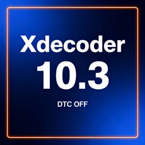 Xdecoder 10.3 DTC OFF